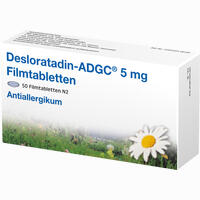 Desloratadin- Adgc 5 Mg Filmtabletten 50 Stück - ab 2,68 €