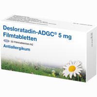 Desloratadin- Adgc 5 Mg Filmtabletten 50 Stück - ab 3,15 €