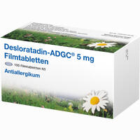 Desloratadin- Adgc 5 Mg Filmtabletten 50 Stück - ab 2,68 €