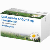 Desloratadin- Adgc 5 Mg Filmtabletten 50 Stück - ab 3,15 €