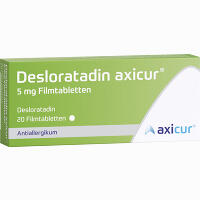 Desloratadin Axicur 5 Mg Filmtabletten 20 Stück