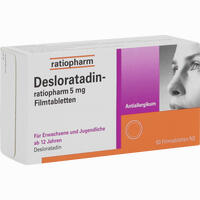 Desloratadin- Ratiopharm 5 Mg Filmtabletten  20 Stück - ab 2,89 €