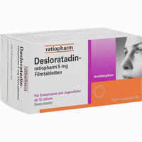 Desloratadin- Ratiopharm 5 Mg Filmtabletten  20 Stück - ab 2,85 €