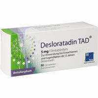 Desloratadin Tad 5mg Filmtabletten  20 Stück - ab 5,04 €