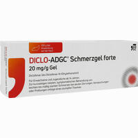 Diclo- Adgc Schmerzgel Forte 20 Mg/G Gel 30 g - ab 2,77 €