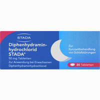 Diphenhydraminhydrochlorid Stada 50 Mg Tabletten 20 Stück