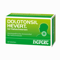Dolotonsil Hevert bei Halsschmerzen Tabletten 40 Stück 