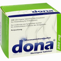 Dona 250 überzogene Tabletten  100 Stück - ab 13,14 €