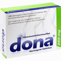 Dona 250 überzogene Tabletten  100 Stück - ab 13,14 €