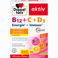 Doppelherz B12 + C + D3 Depot 100 Stück - ab 3,09 €