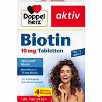 Doppelherz Biotin 10 Mg 120 Stück