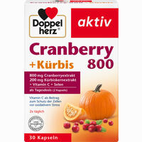 Doppelherz Cranberry + Kürbis Kapseln 30 Stück - ab 3,59 €