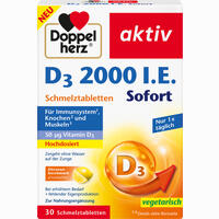 Doppelherz D3 2000 Ie Sofort Schmelztabletten 30 Stück