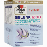 Doppelherz Gelenk 1200 System 40 Kapseln + 40 Tabletten Kombipackung 80 Stück