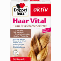 Doppelherz Haar Vital + Zink + Hirse 30 Stück