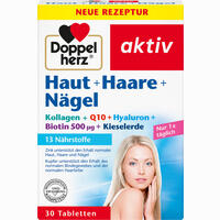 Doppelherz Haut + Haare + Nägel Tabletten 30 Stück - ab 3,86 €