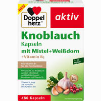 Doppelherz Knoblauch M. Mistel+ Weißdorn+ Vitamin B1 480 Stück