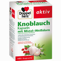 Doppelherz Knoblauchkapseln mit Misteln und Weißdorn  480 Stück 