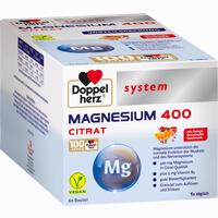 Doppelherz System Magnesium Citrat 400 Granulat  40 Stück - ab 5,29 €