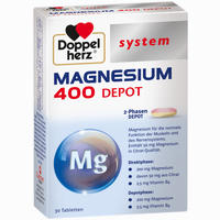 Doppelherz Magnesium 400 Depot System Tabletten 30 Stück - ab 6,70 €