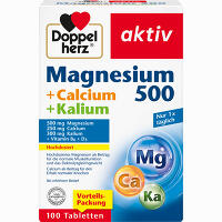 Doppelherz Magnesium 500 Calcium + Kalium 100 Stück