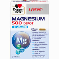 Doppelherz Magnesium 500 Depot System 30 Stück - ab 7,82 €