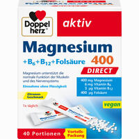 Doppelherz Magnesium + B Vitamine Direct Pellets 40 Stück - ab 2,99 €