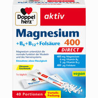 Doppelherz Magnesium + B Vitamine Direct Pellets 40 Stück - ab 3,10 €