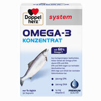 Doppelherz Omega- 3 Konzentrat System Kapseln 120 Stück - ab 6,36 €