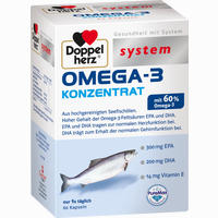 Doppelherz Omega- 3 Konzentrat System Kapseln 120 Stück - ab 6,25 €