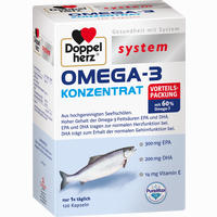 Doppelherz Omega- 3 Konzentrat System Kapseln 120 Stück - ab 6,25 €