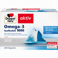 Doppelherz Omega- 3 Seefischöl 1000 Kapseln 120 Stück - ab 7,40 €