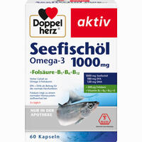 Doppelherz Seefischöl Omega- 3 1000mg + Folsäure Kapseln 120 Stück - ab 7,82 €