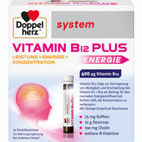 Doppelherz Vitamin B12 Plus System Trinkampullen 10 x 25 ml - ab 10,35 €