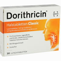 Dorithricin Halstabletten Classic Lutschtabletten 40 Stück - ab 5,59 €