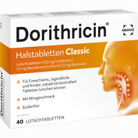 Dorithricin Halstabletten Classic Lutschtabletten 40 Stück - ab 6,25 €