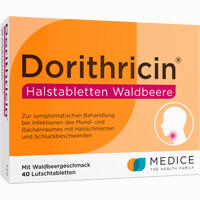 Dorithricin Halstabletten Waldbeere Lutschtabletten 40 Stück - ab 5,94 €