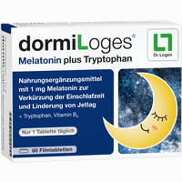 Dormiloges 1 Mg Melatonin Plus Tryptophan Filmtabletten  30 Stück - ab 10,58 €