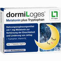 Dormiloges 1 Mg Melatonin Plus Tryptophan Filmtabletten  30 Stück - ab 10,53 €