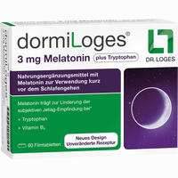 Dormiloges 3mg Melatonin Plus Tryptophan 60 Stück - ab 12,25 €