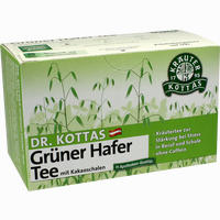 Dr. Kottas Grüner Hafertee mit Kakaoschalen Filterbeutel 20 Stück