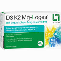 Dr. Loges D3 K2 Mg- Loges Kapseln 100 Stück