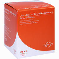 Dracofix Sterile Mullkompressen 5cmx5cm 8fach  5 Stück - ab 2,63 &euro;