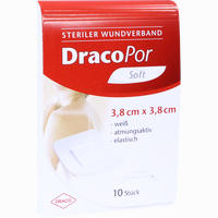 Dracopor Wundverband Steril 3.8x3.8cm Pflaster 10 Stück - ab 2,78 €