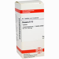 Drosera D12 Tabletten 80 Stück - ab 6,61 €