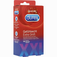 Durex Gefühlsecht Extra Groß Kondome 10 Stück