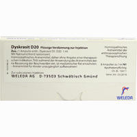 Dyskrasit D20 Ampullen 8 x 1 ml