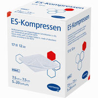 E S Kompressen Steril 7.5x7.5cm Großpackung  20 x 5 Stück - ab 9,99 €