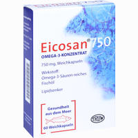 Eicosan 750 Omega- 3- Konzentrat Kapseln 60 Stück - ab 11,57 €