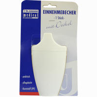 Einnehmebecher 2griffe+ Deckel 4mm Weiß 1 Stück